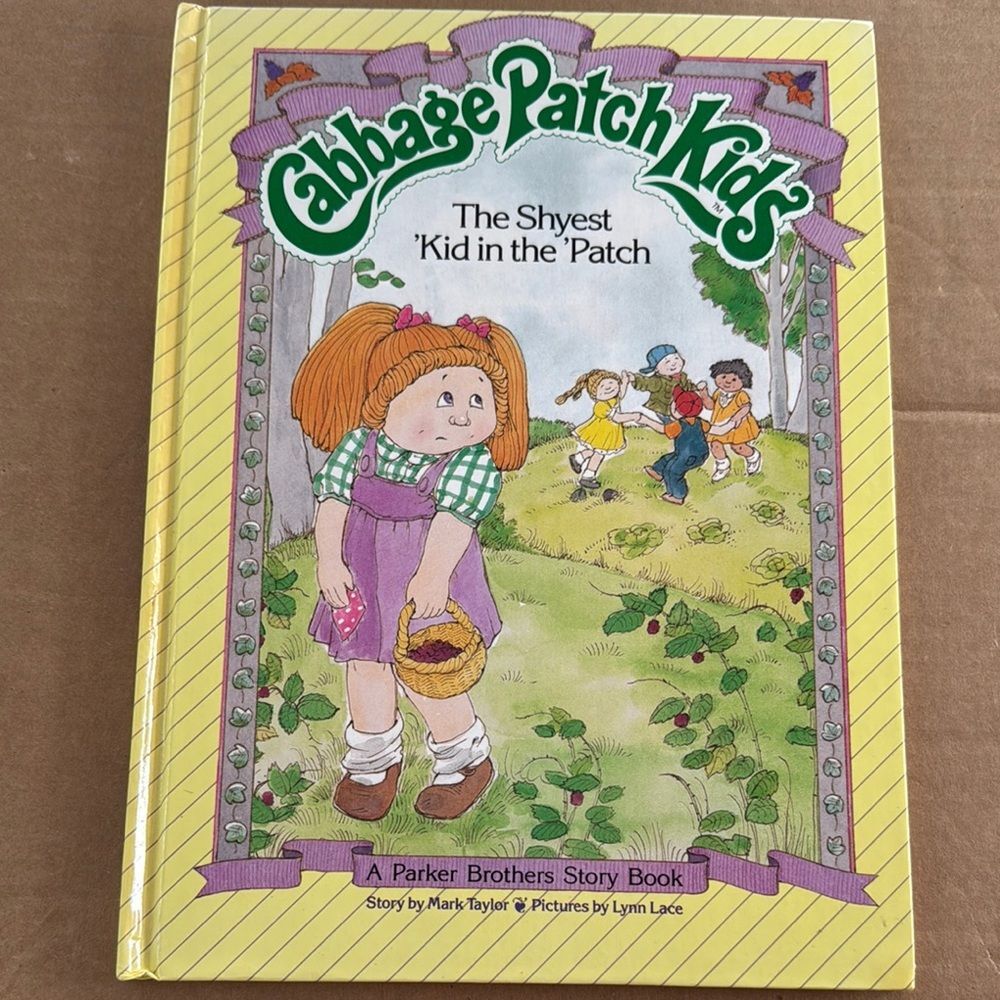 Cabbage Patch kids The Shyest Kid in the Patch by Mark Taylor Children Books VTG